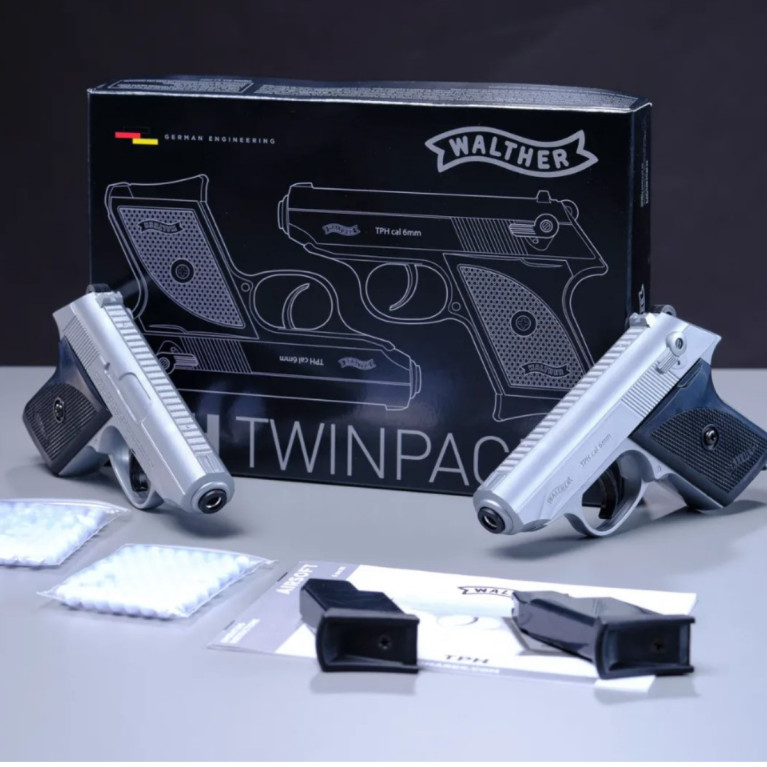 Lot de 2 Pistolets Walther TPH Spring 6mm 0.5j