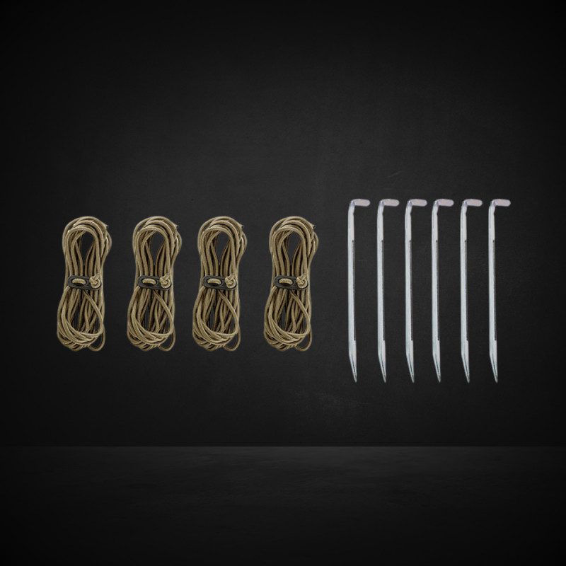 Kit fixation bâches terrain EXPÉDITION 10 pièces