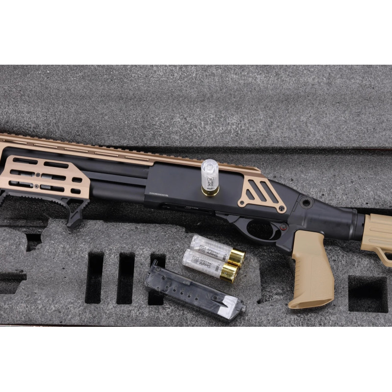 FUSIL A POMPE GAZ SPECNA ARMS VAPOR  SA-VGS2 NOIR ET TAN
