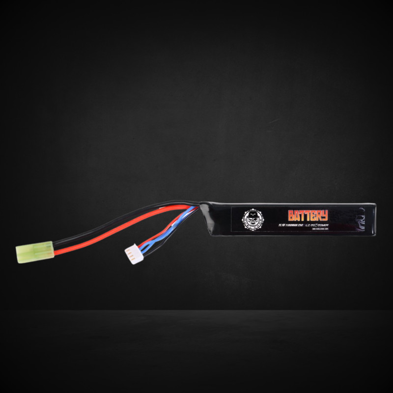 BATTERIE LIPO 11.1V 1100MAH 25C Tamiya DUEL CODE