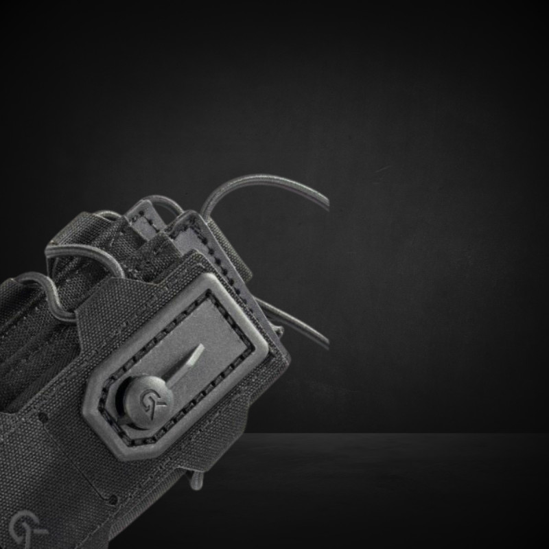 Double Porte Chargeur Superposé 9mm GK DUTYCALL- Noir