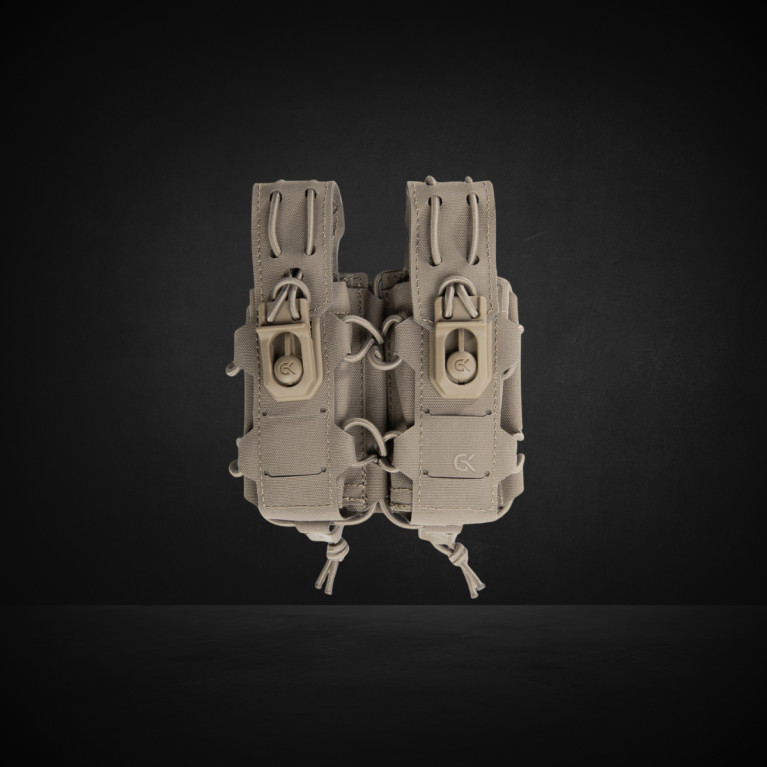 Double Porte-Chargeur 9mm GK DUTYCALL- Coyote