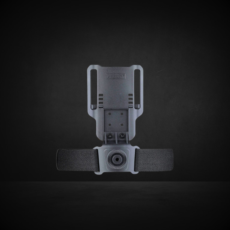 PLATEFORME JAMBE CEINTURE NOIR AMOMAX