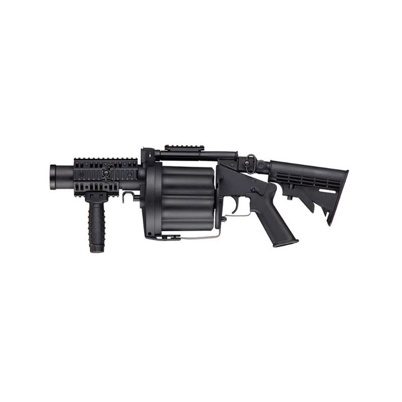 Lance-grenades ICS AGX-GLM à 6 coups – Noir