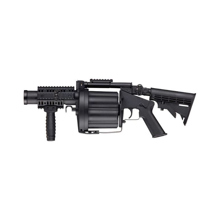 Lance-grenades ICS AGX-GLM à 6 coups – Noir