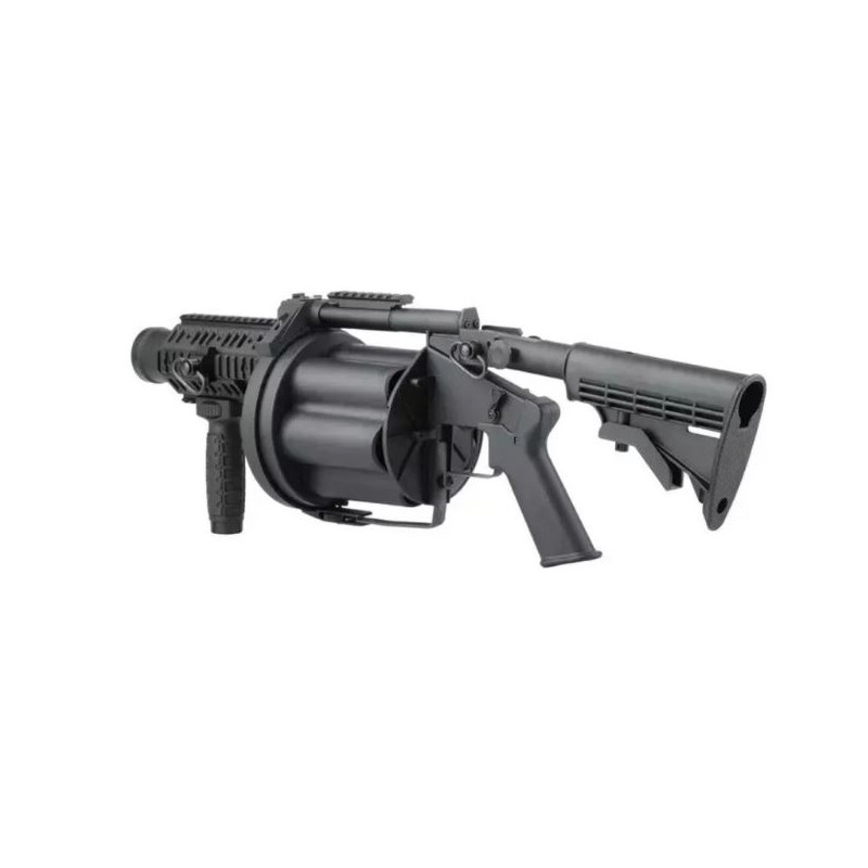 Lance-grenades ICS AGX-GLM à 6 coups – Noir