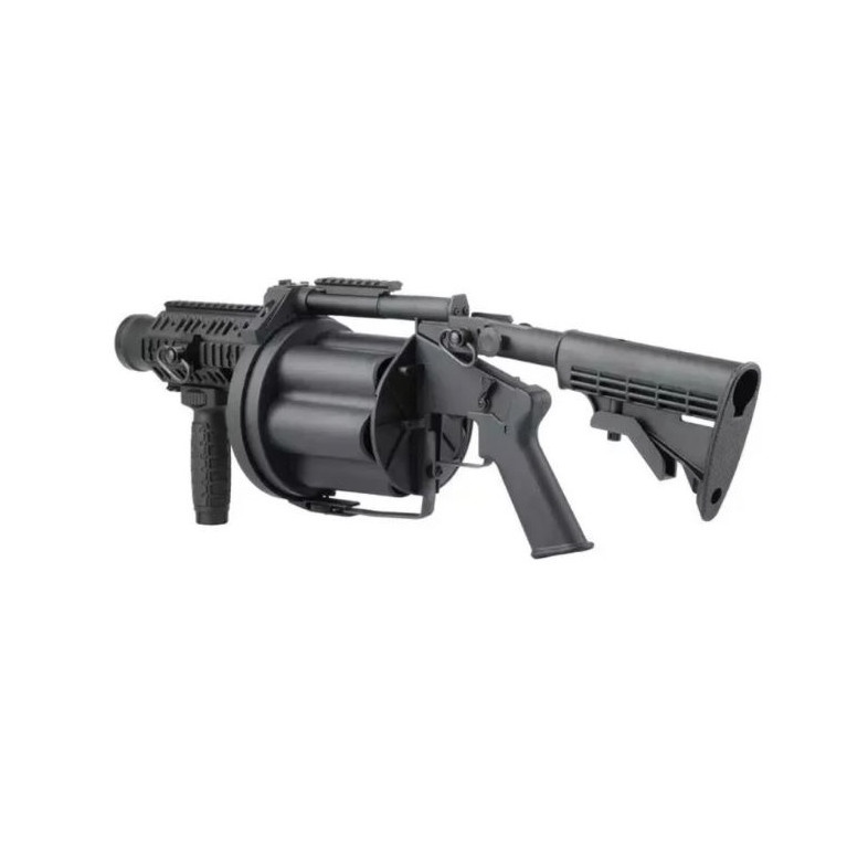 Lance-grenades ICS AGX-GLM à 6 coups – Noir