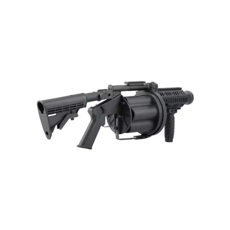 Lance-grenades ICS AGX-GLM à 6 coups – Noir