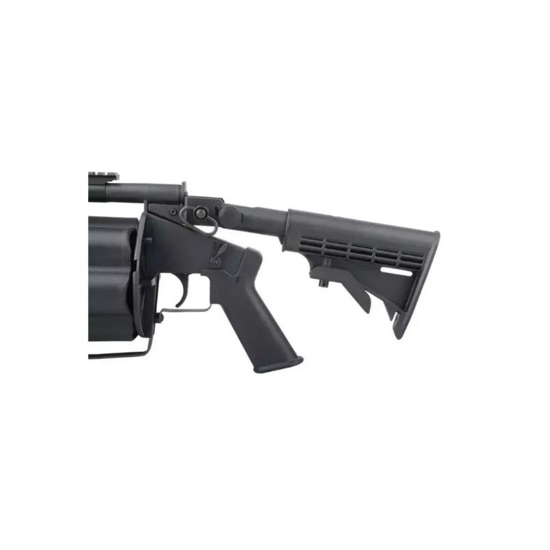 Lance-grenades ICS AGX-GLM à 6 coups – Noir