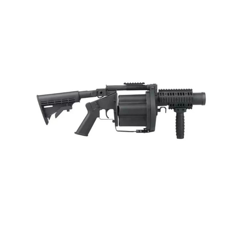 Lance-grenades ICS AGX-GLM à 6 coups – Noir