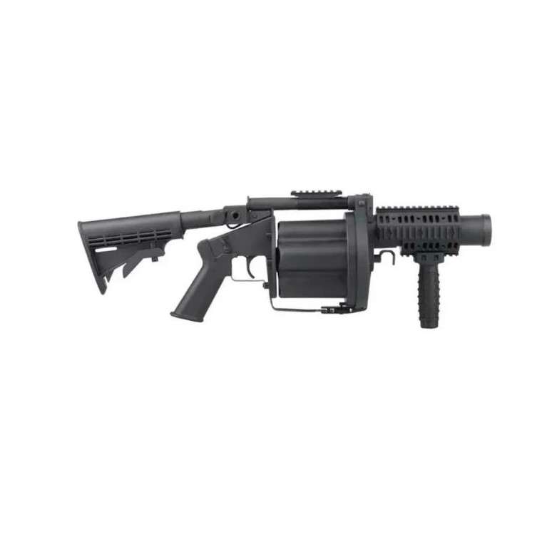 Lance-grenades ICS AGX-GLM à 6 coups – Noir