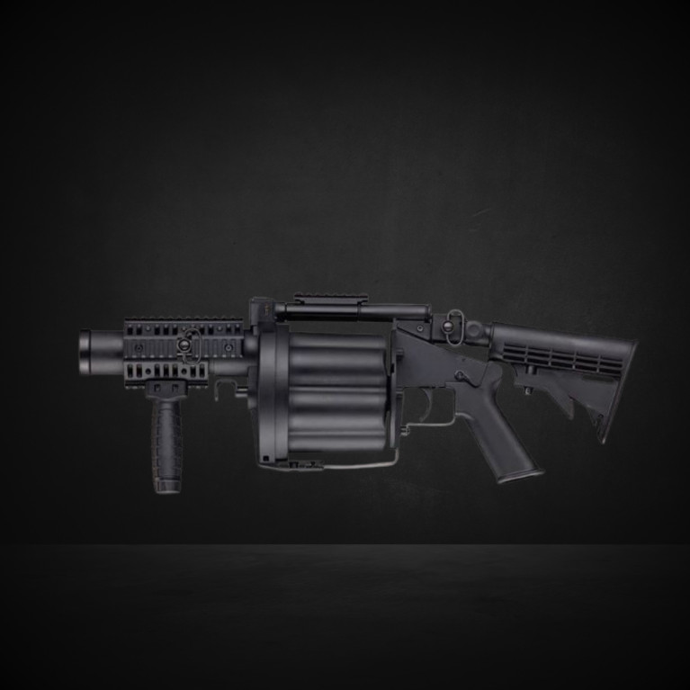 Lance-grenades ICS AGX-GLM à 6 coups – Noir