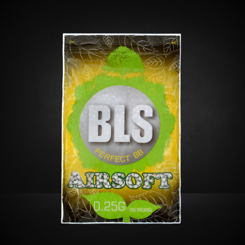 BILLES BIO 0.25G BLANCHES EN SACHET DE 1KG BLS