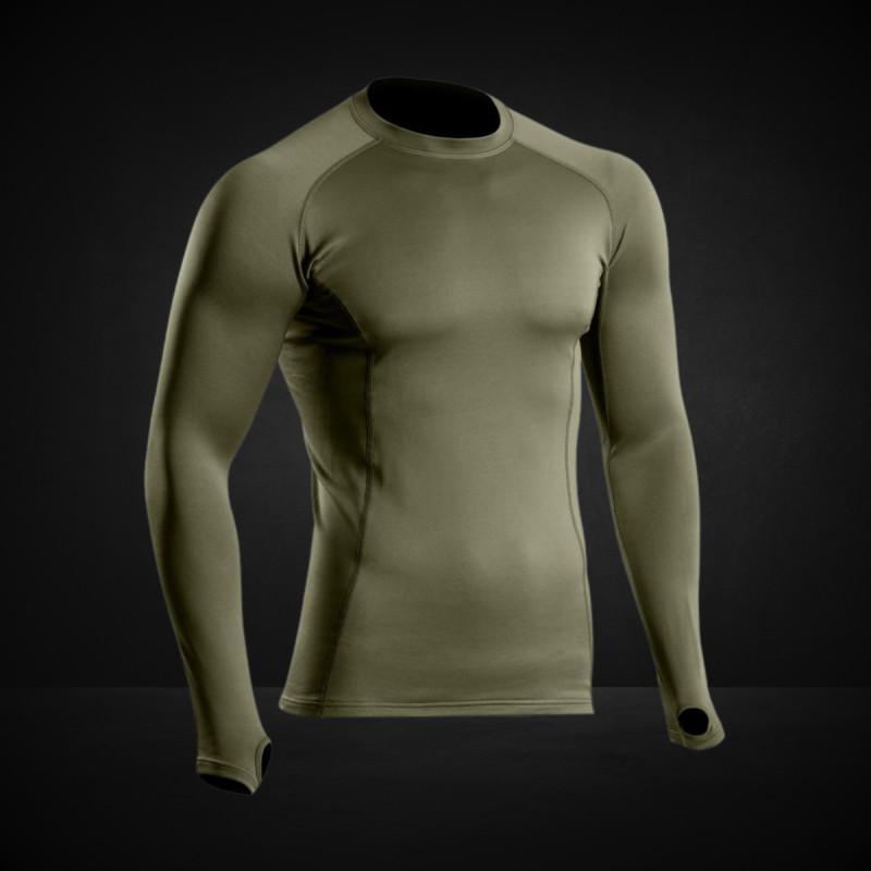 Maillot Thermo Performer -10°C / -20°C vert olive