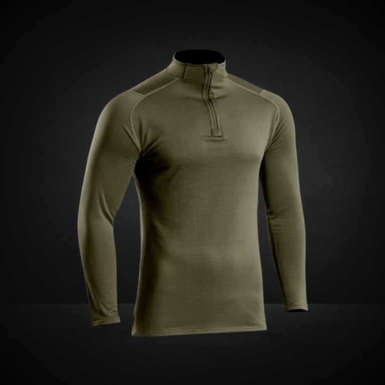 Sweat zippé Thermo Performer -10°C / -20°C vert olive