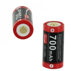 Batterie rechargeable avec prise micro USB pour lampe Mi1C/XT1A/XT1C