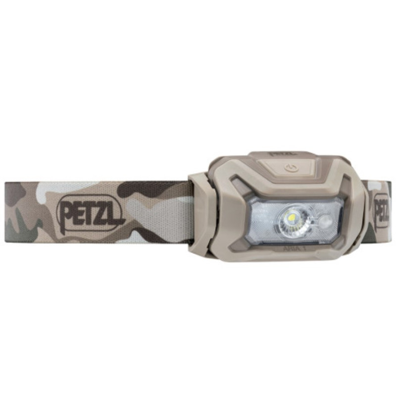 Lampe frontale Hybrid Aria 1 RGB camo - éclairage blanc, rouge, vert et bleu - 350 lumens