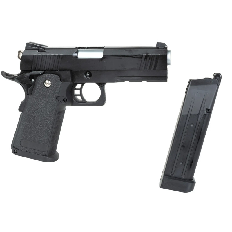 Pistolet Hi-Capa 4.3 E&C21-03 GBB Noir