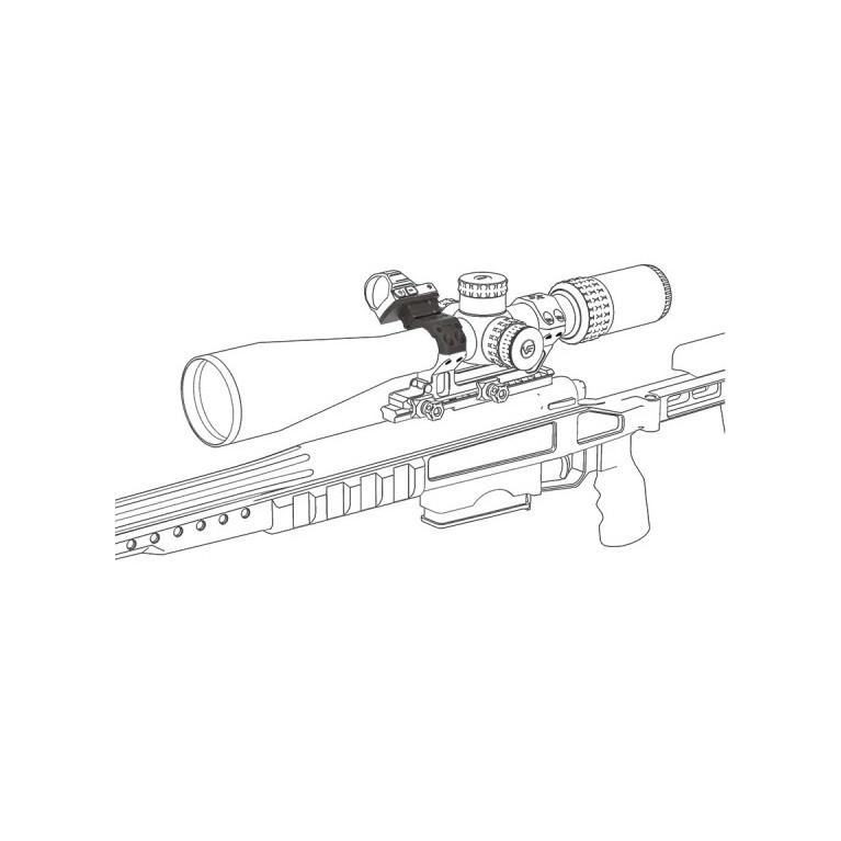 Kit de montage Vector Optics X-ACCU pour lunette 30 mm – Noir