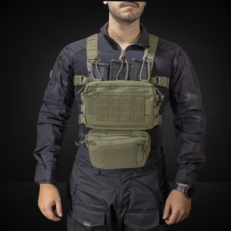 Chest Rig Flint MK1 Ranger Green- Corso Tactical
