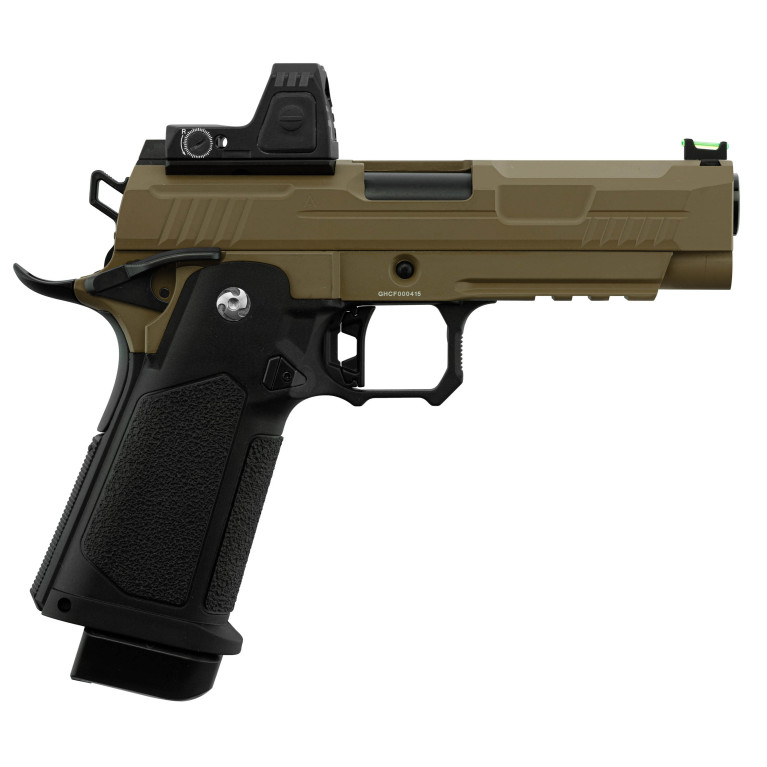 ARCTURUS Pistolet GBB airsoft Vanguard 4.3'' RDS BLK/TAN