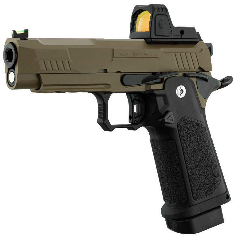 ARCTURUS Pistolet GBB airsoft Vanguard 4.3'' RDS BLK/TAN