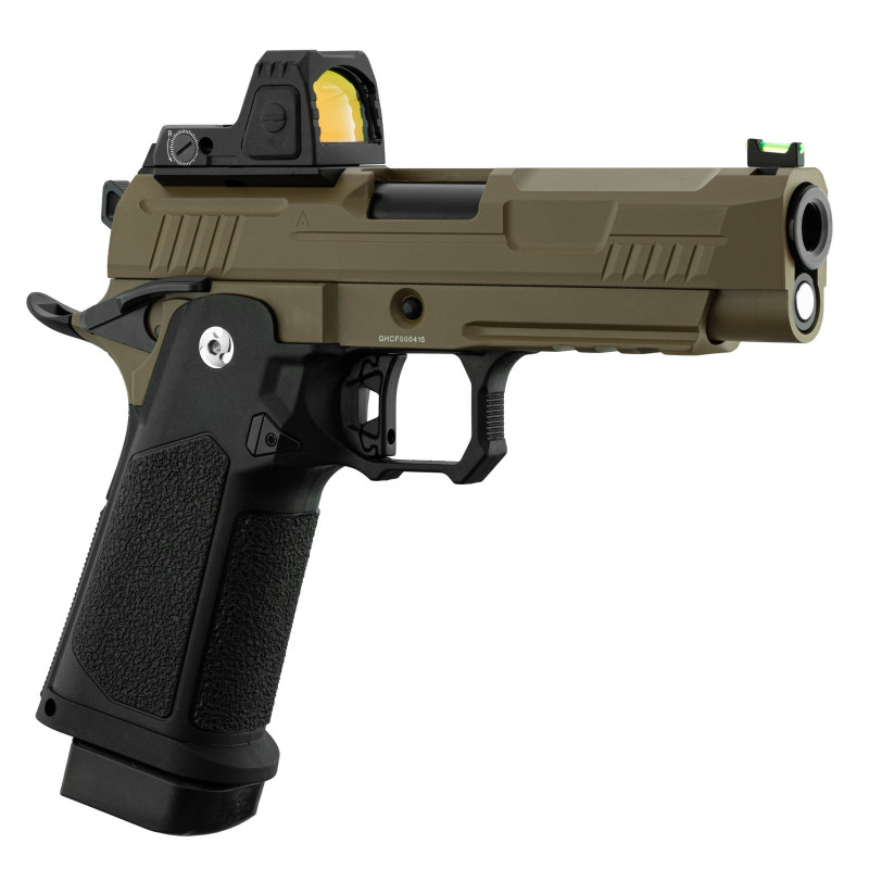 ARCTURUS Pistolet GBB airsoft Vanguard 4.3'' RDS BLK/TAN