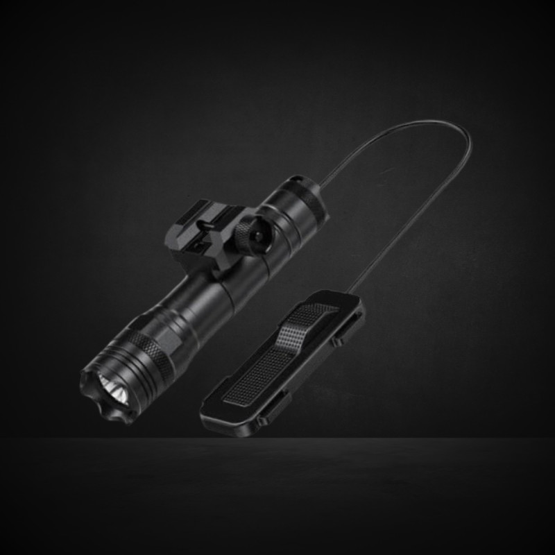 Lampe Tactique Skywoods Tactical Orghini L70192 - 1250 Lumens avec Montage Rail Picatinny