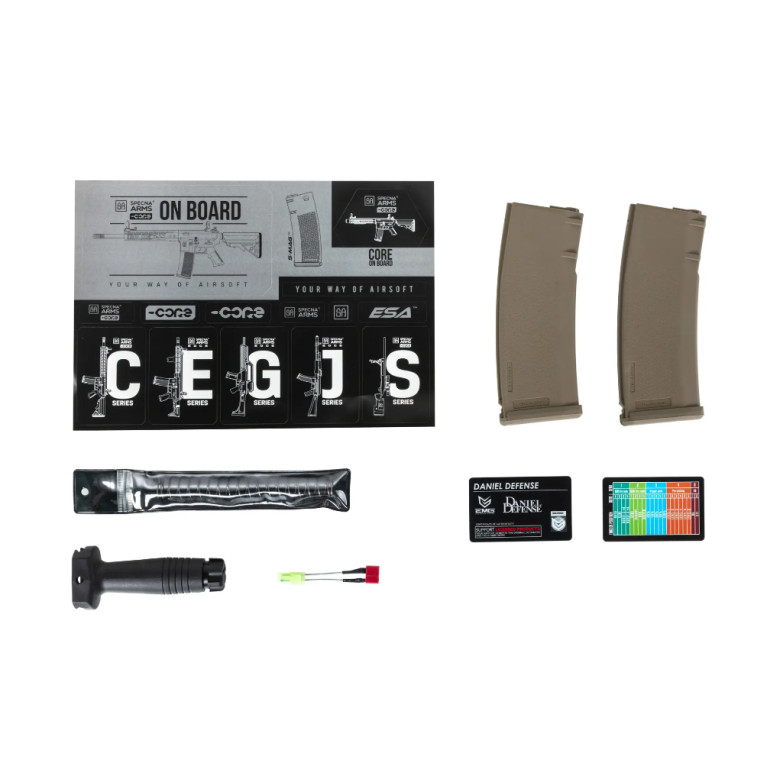 PACK MK18 Specna Arms SA-C19 DANIEL DEFENSE HAL G2 COYOTE