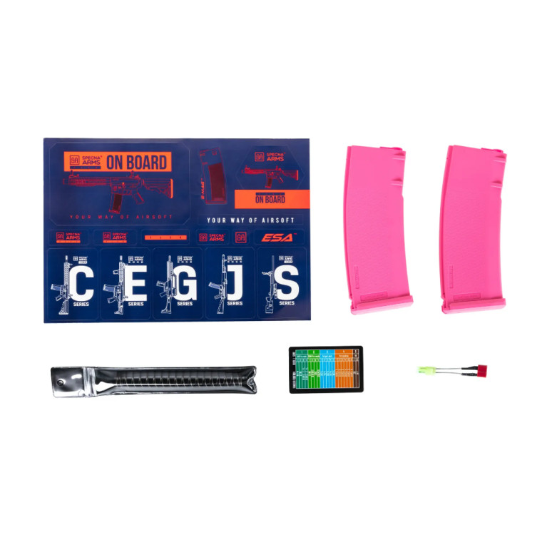 PACK M4 Specna Arms SA-F04-RL Flex Light OPS Rose G2