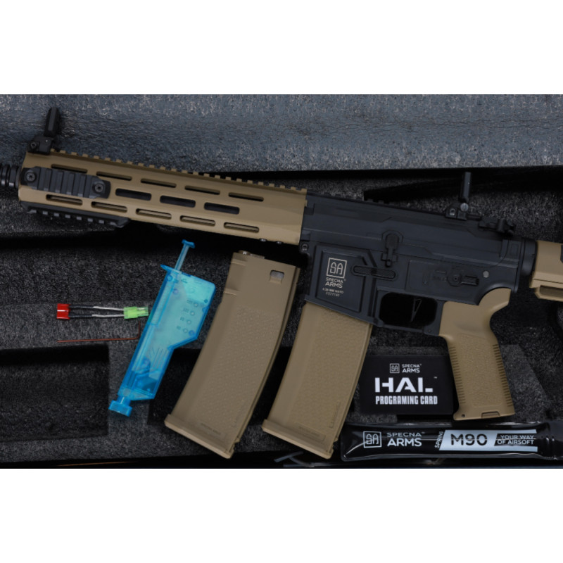 PACK M4 Specna Arms SA-F03 FLEX GEN 2 Brushless HAL COYOTE