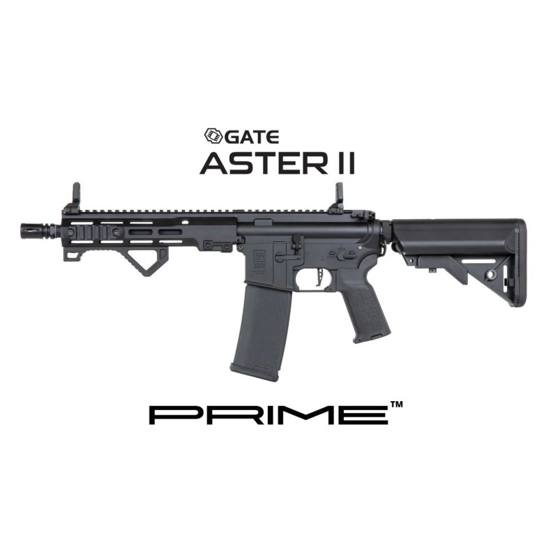 PACK M4 PRIME Specna Arms SA-P23 GATE ASTER II BRUSHLESS NOIRE