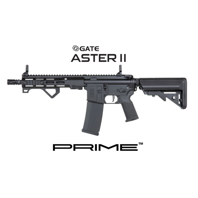 PACK M4 PRIME Specna Arms SA-P23 GATE ASTER II BRUSHLESS NOIRE