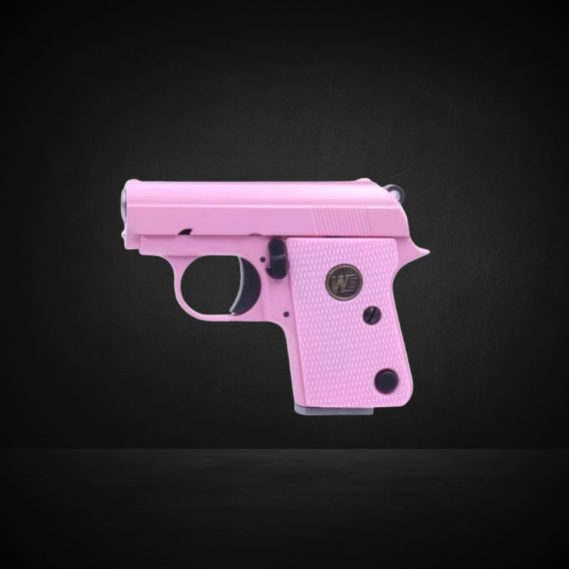 PISTOLET COLT 25 GBB WE CT25 ROSE