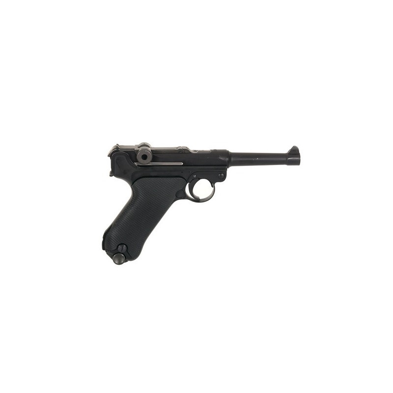 PISTOLET GAZ LUGER P08 WE 4" NOIR