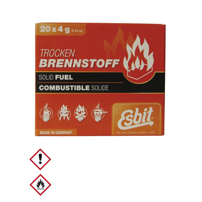 Combustible pour réchaud  (20 blocs)