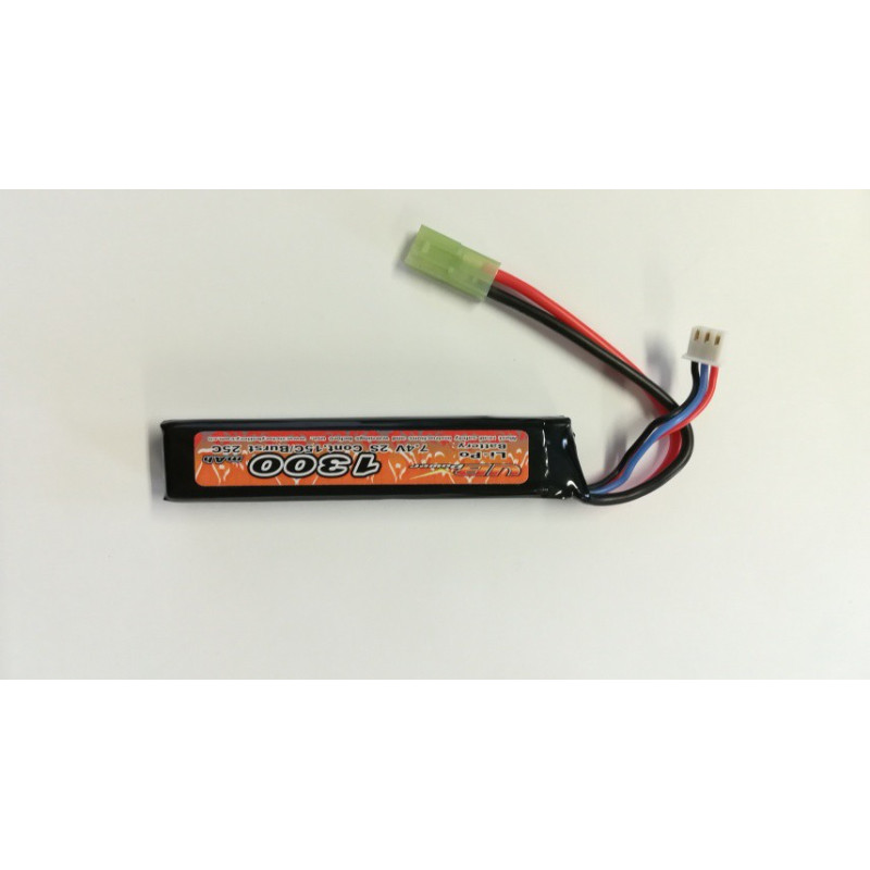 Batterie LiPo VB Power 7.4V 1300mAh 15/25C Simple Stick