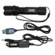 Lampe SWISS ARMS rechargeable verte (12V+220V+collier 25,4mm+cable USB) /